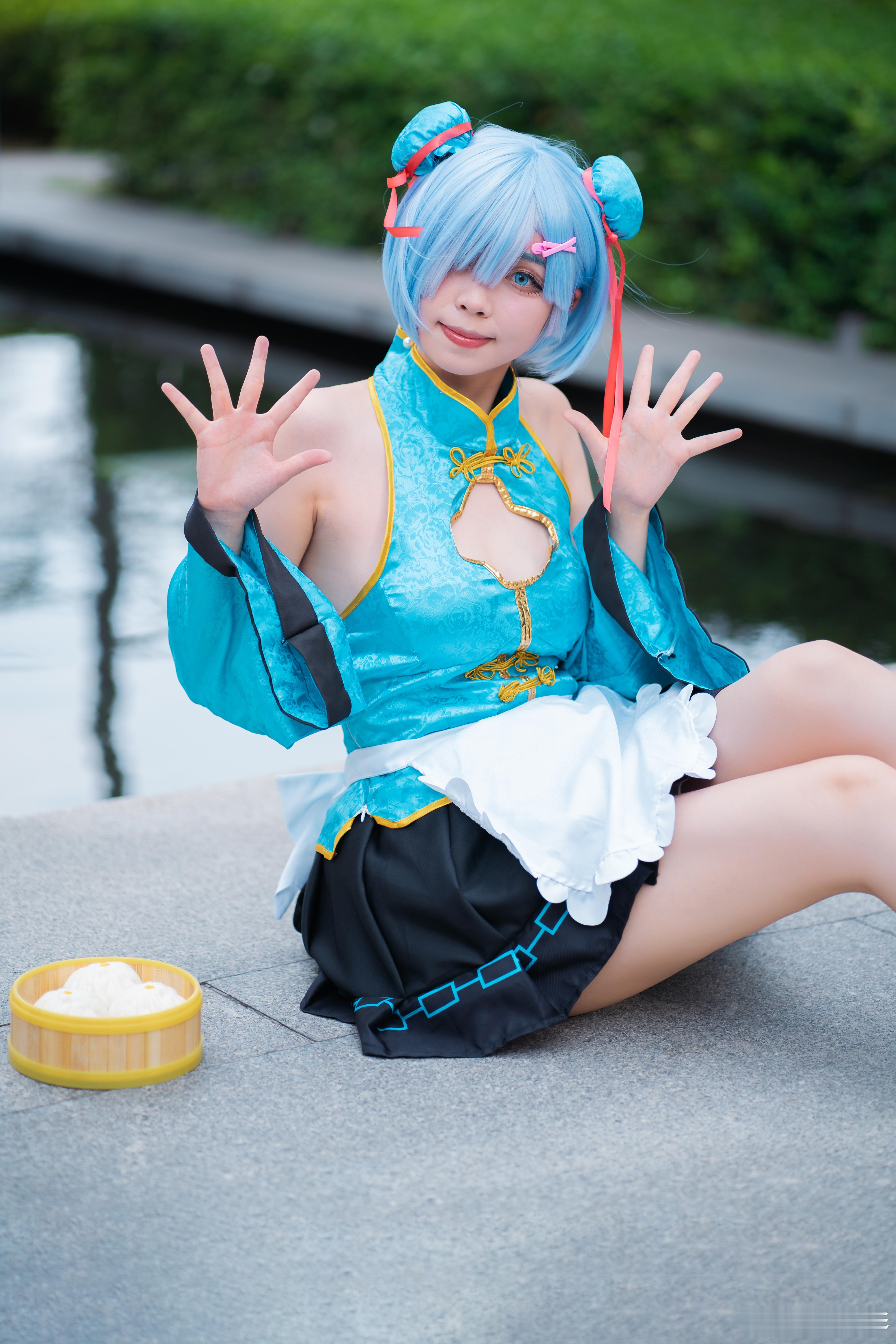 漫展返图cosplay二次元cos大赏店小儿，来一笼最好吃的包子！从零开始的异世