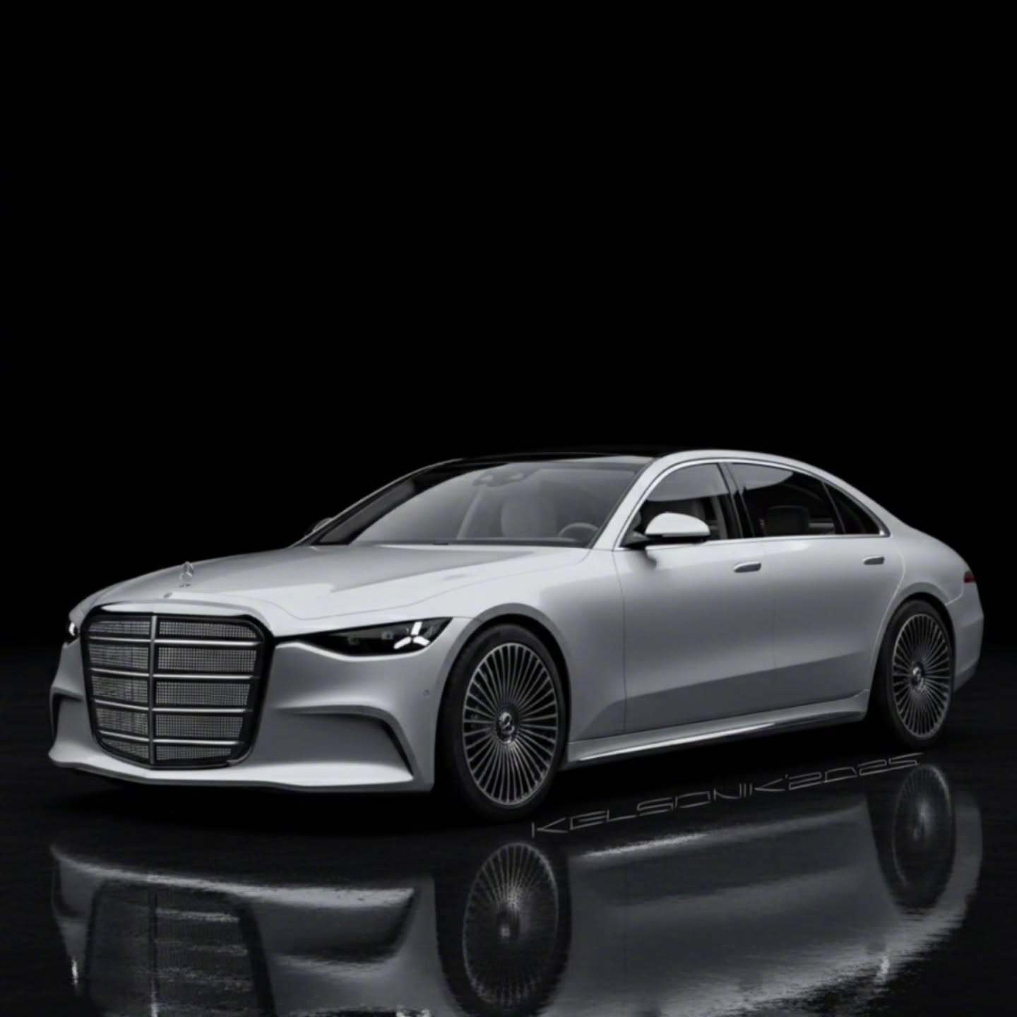 新奔驰S级外媒渲染图。这感觉行么？​​​