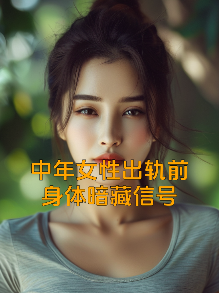 中年女性出轨前，身体暗藏信号
