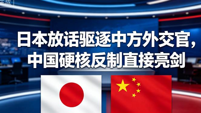 日本这次的通告来得猝不及防，没有太多铺垫就直接亮出“驱逐外交官”的筹码，要知道，