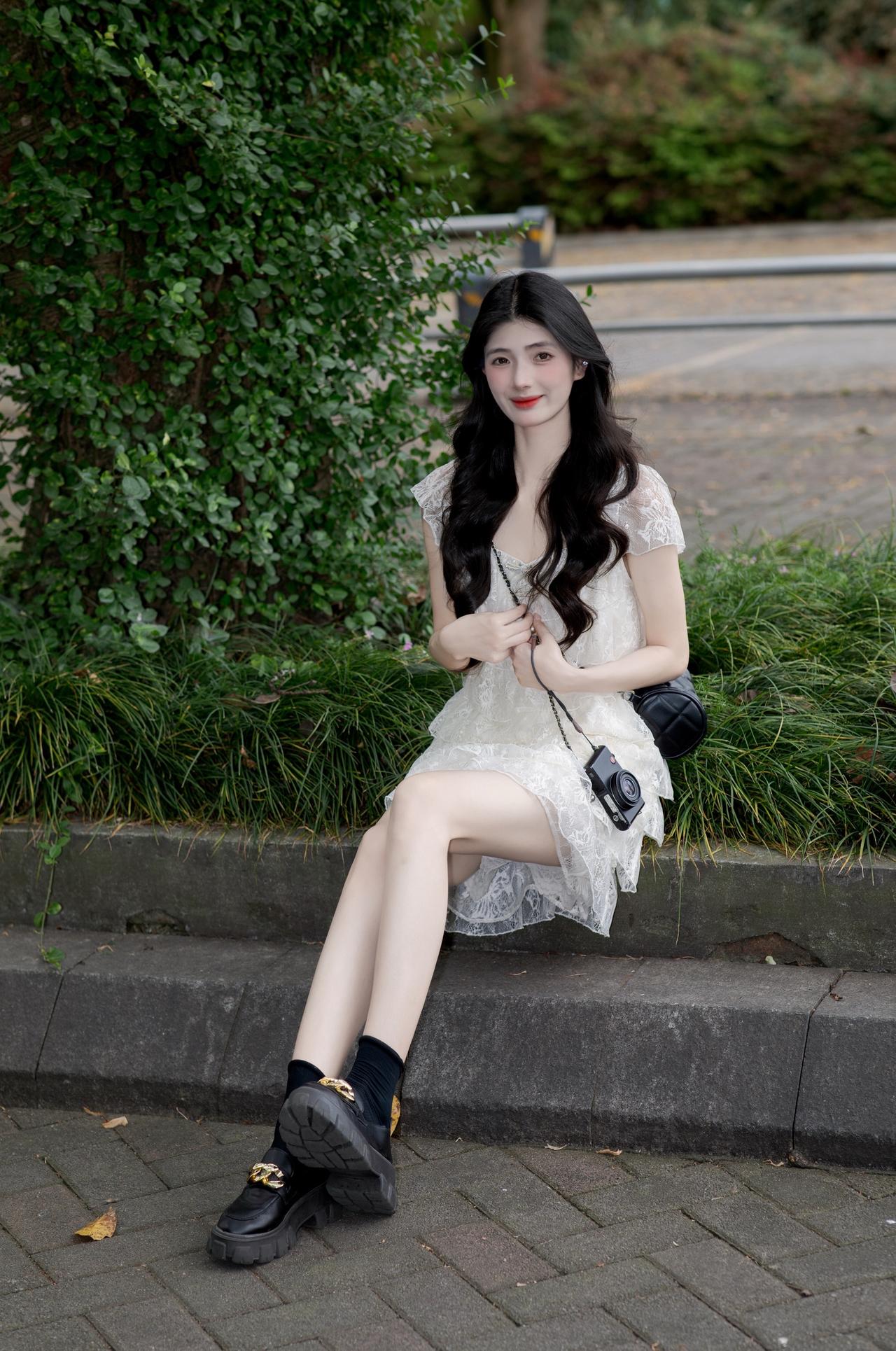 少女感穿搭少女感夏日ootd初恋裙夏日绝美仙女裙白月光