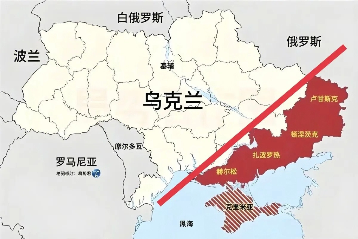 俄乌冲突已经胶着4年，未来乌克兰的结局大概只有2种：1、国土一分为二，乌东四州划
