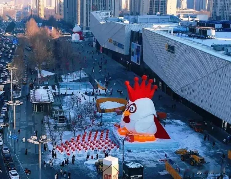 哈尔滨升温太狠了，网红雪雕直接全拆。我真的太遗憾了！一直刷到哈尔滨哈西万达的雪