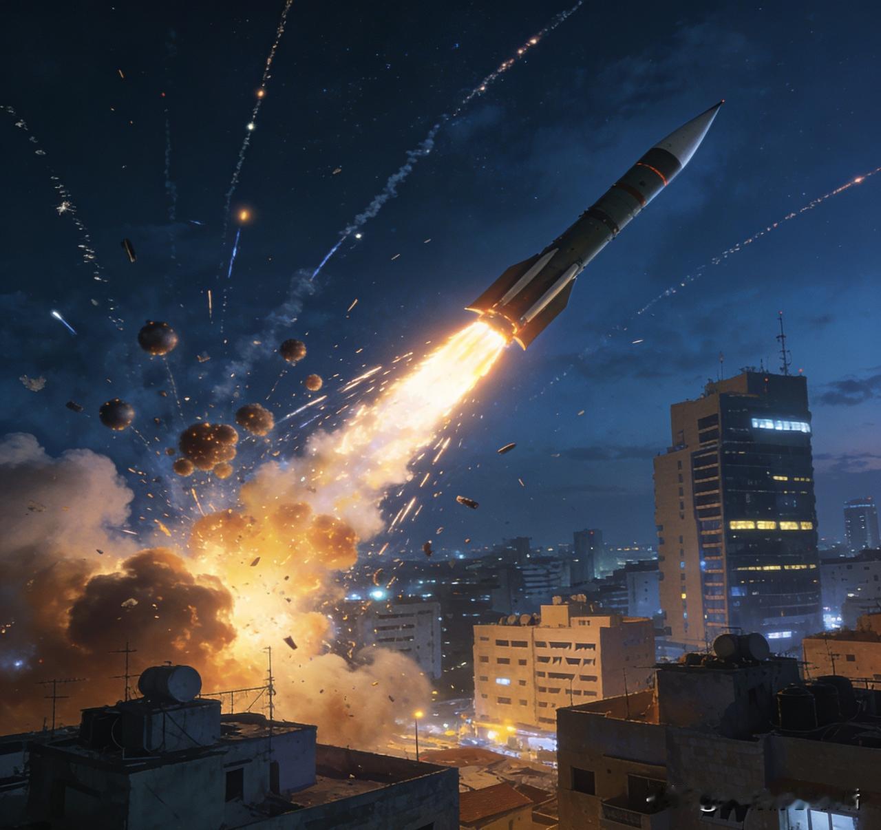 家人们，大消息！3月18号凌晨，伊朗直接“放大招”，朝着以色列特拉维夫发射了带集