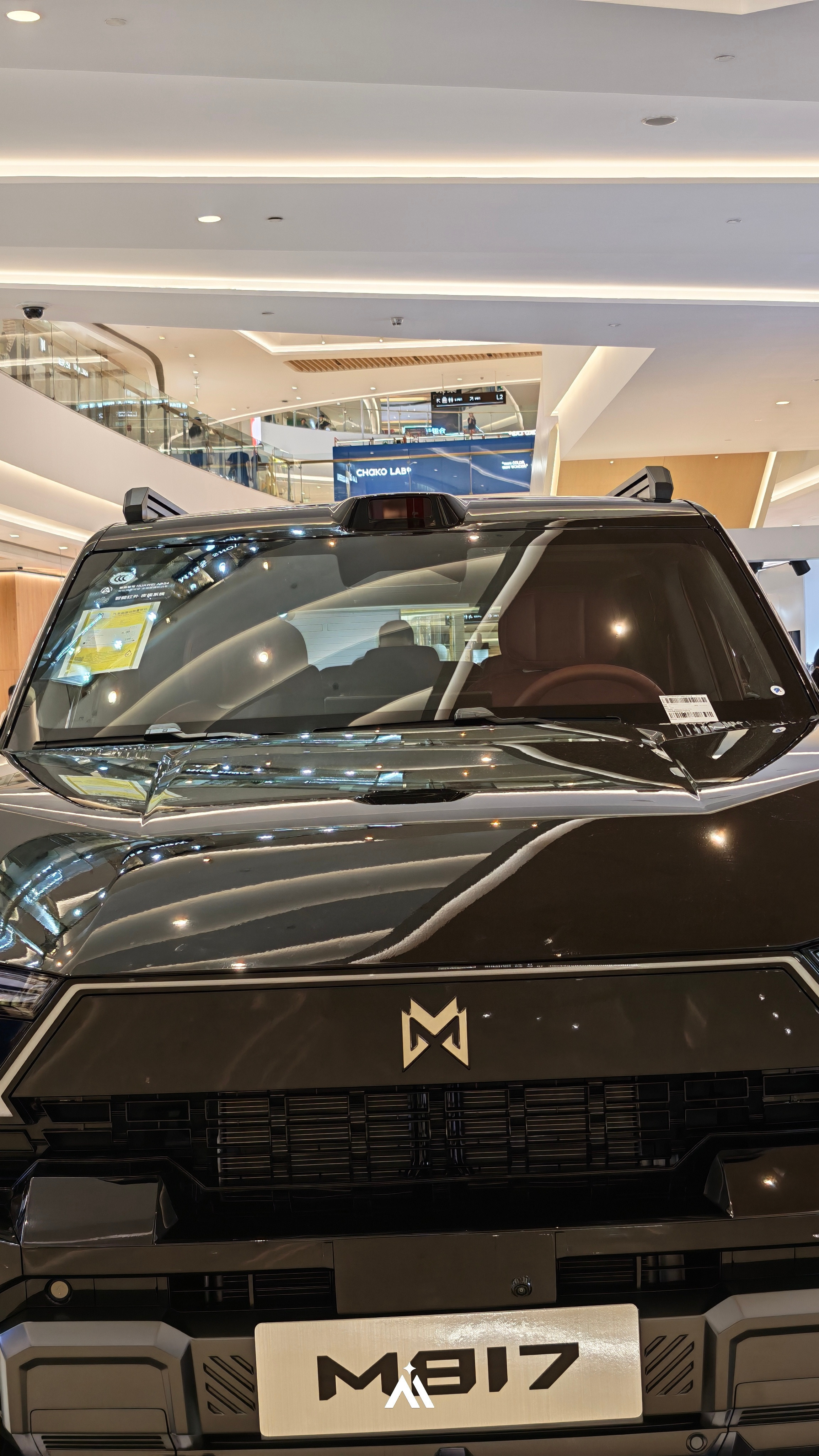 这么看，猛士817颜值还行，有点精致，油漆亮度不错深圳·布吉万象汇