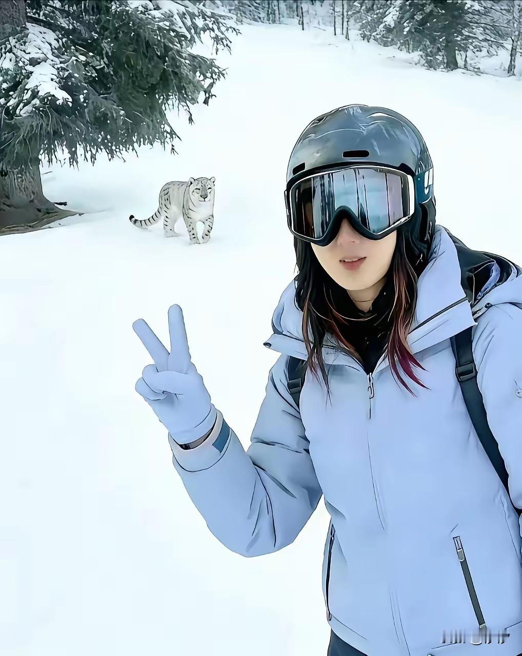 美女被雪豹咬伤后续来了，目前她已经顺利出院了，她还反驳了网上的言论，表示自