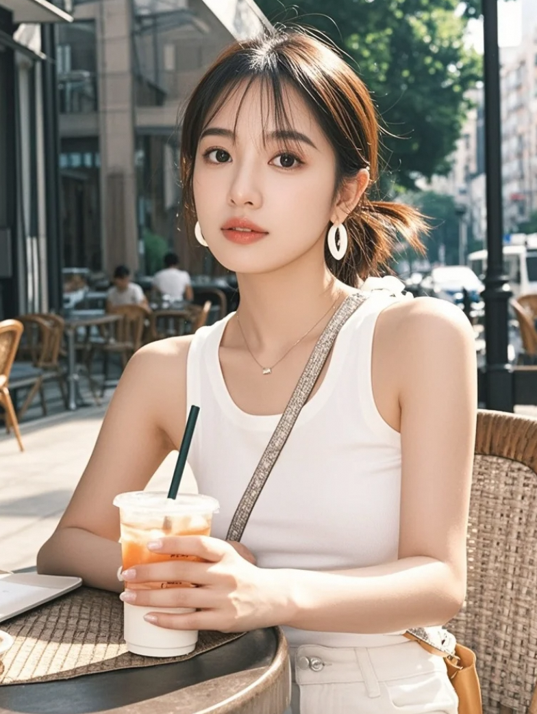 气质封神！美女的高级感氛围，直接拉满屏幕！