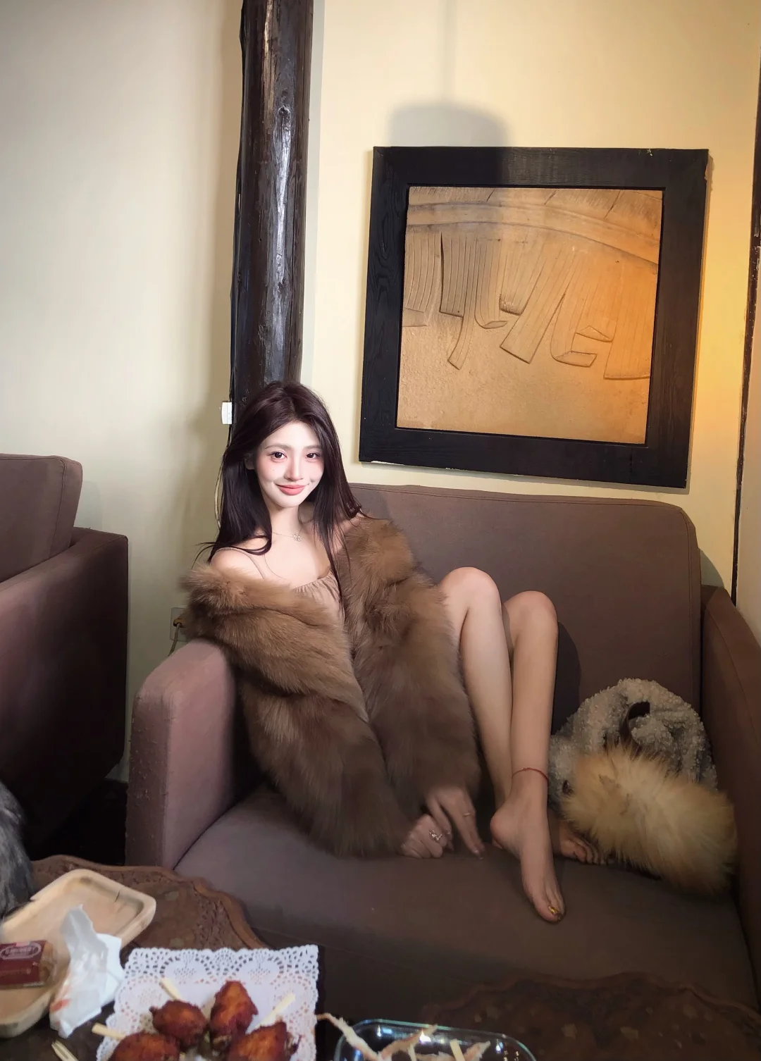 穿搭｜氛围感皮草女🩶