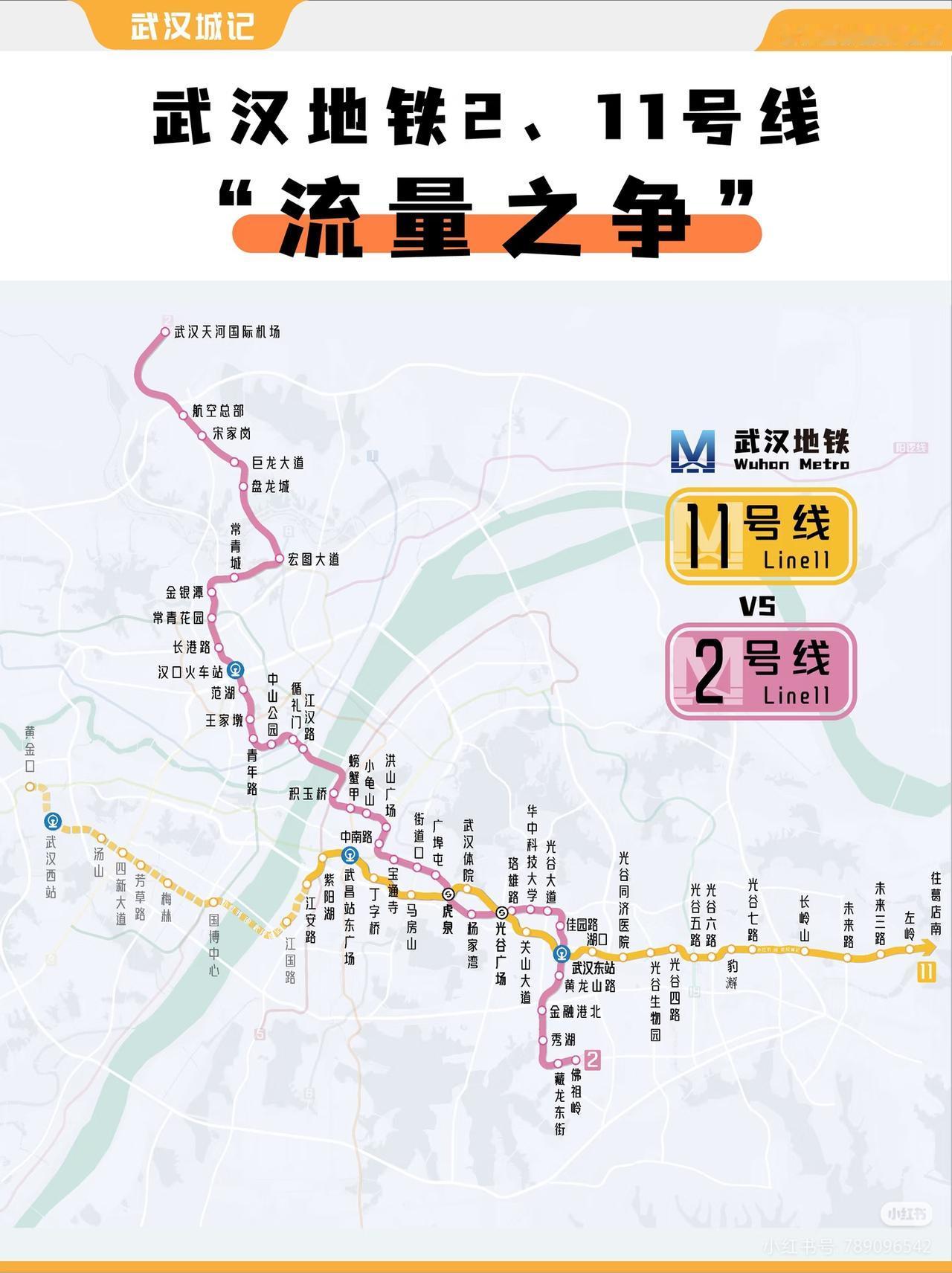 武汉大武昌的2号线和11号，交通主轴[笑着哭][笑着哭]这两条线可是大武昌东西向