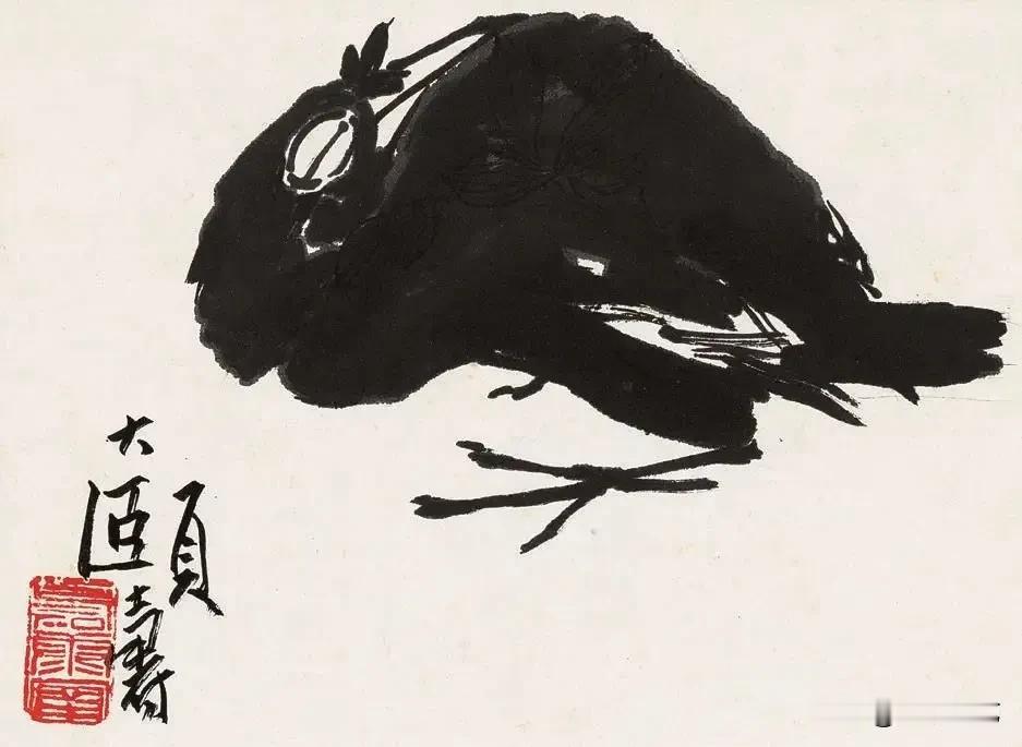 潘天寿的课徒稿是艺术瑰宝。他的作品有独特气象，刚劲奇崛，结构与格调出众。这源于他