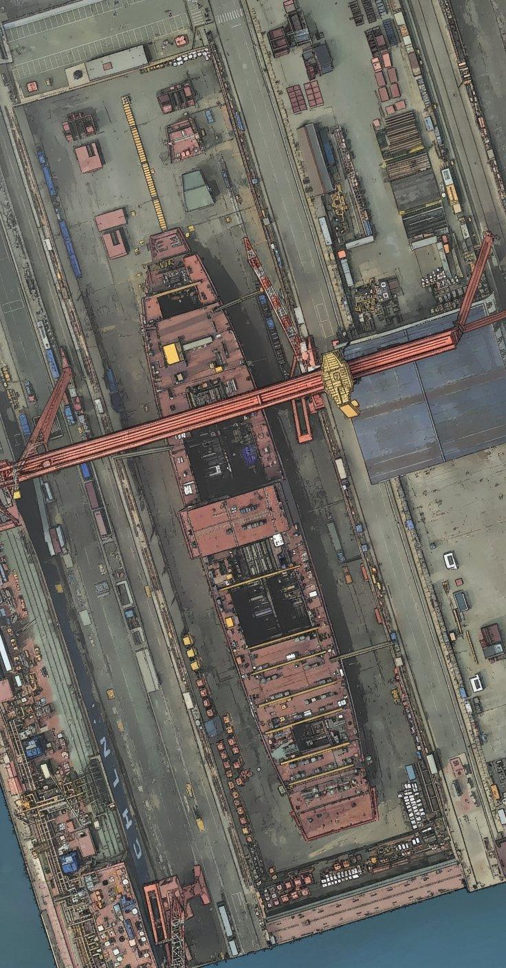 这是某大神根据最新004卫星图，用AI处理的画面。 一天一个样，天天不同样，