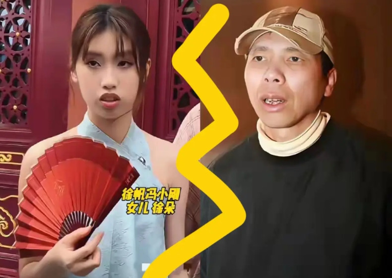 冯小刚的女儿，好谜！这眉眼分明跟爸爸一个样，可他们非要说不是亲生的，这嘴巴鼻
