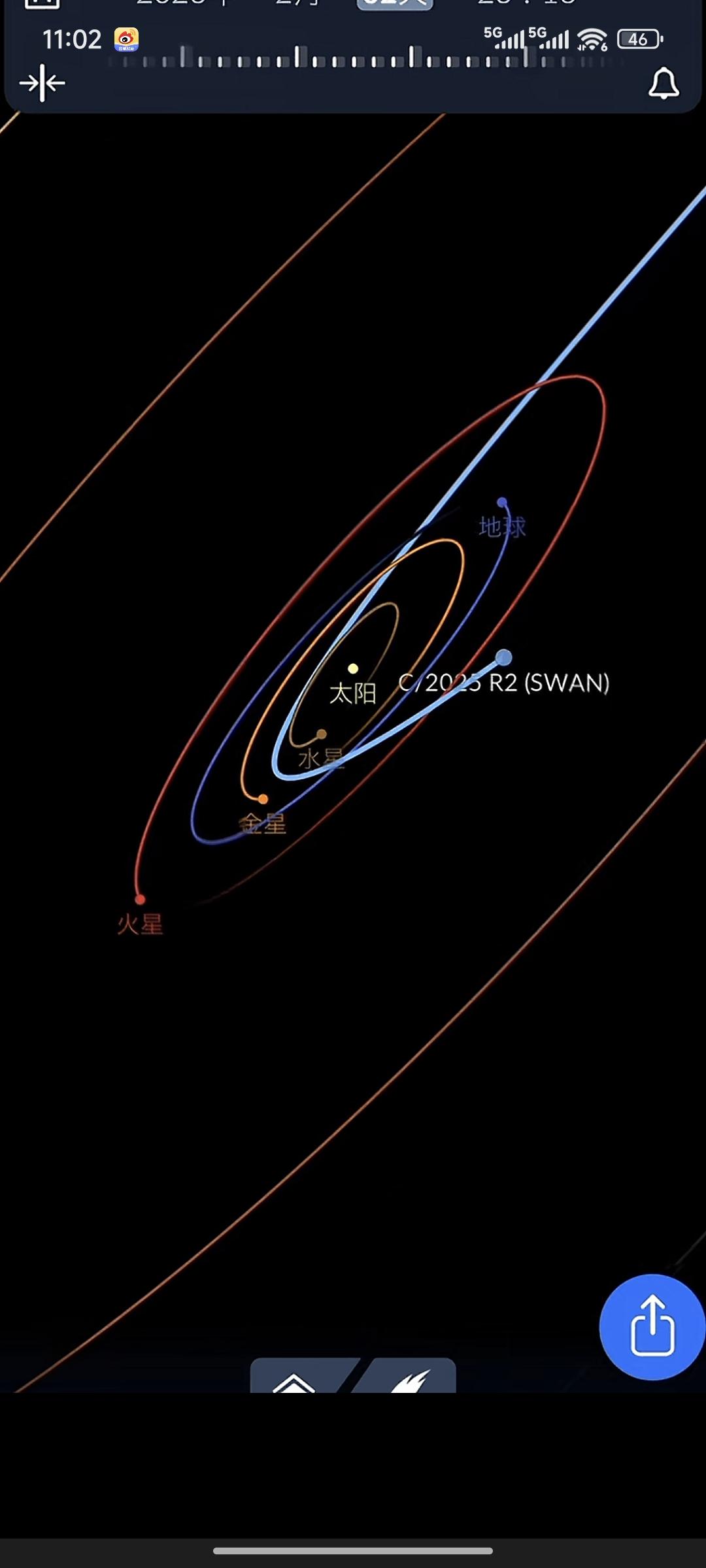 撞击概率为0ESA:一颗普通彗星没有生命迹象中国航天局:不必惊慌如果撞击