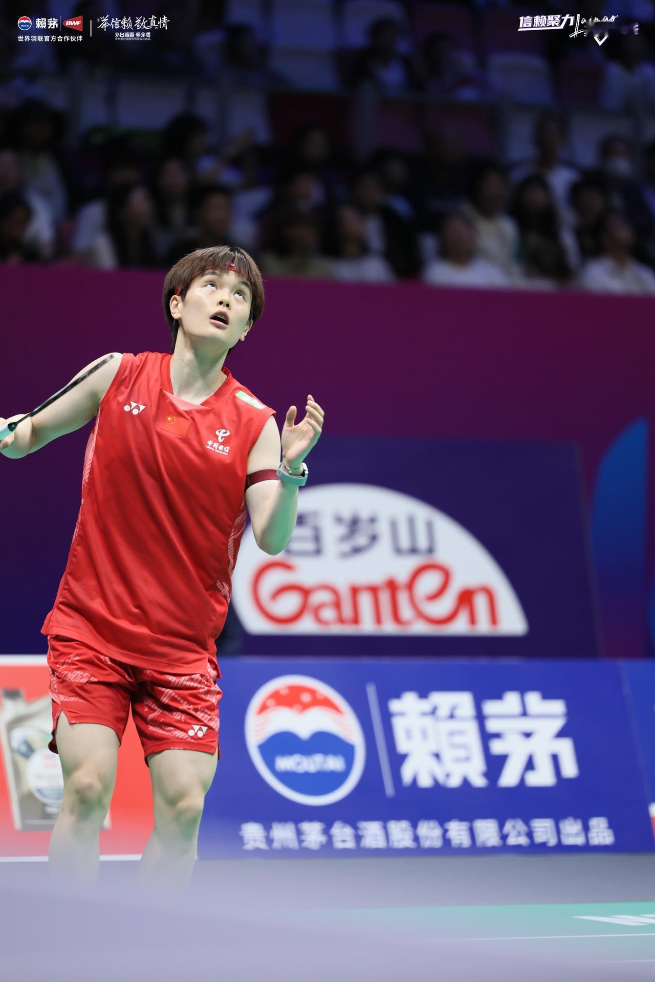 第二盘女单比赛结束，王祉怡以17-21，16-21不敌安洗莹，韩国队将大比分扳成