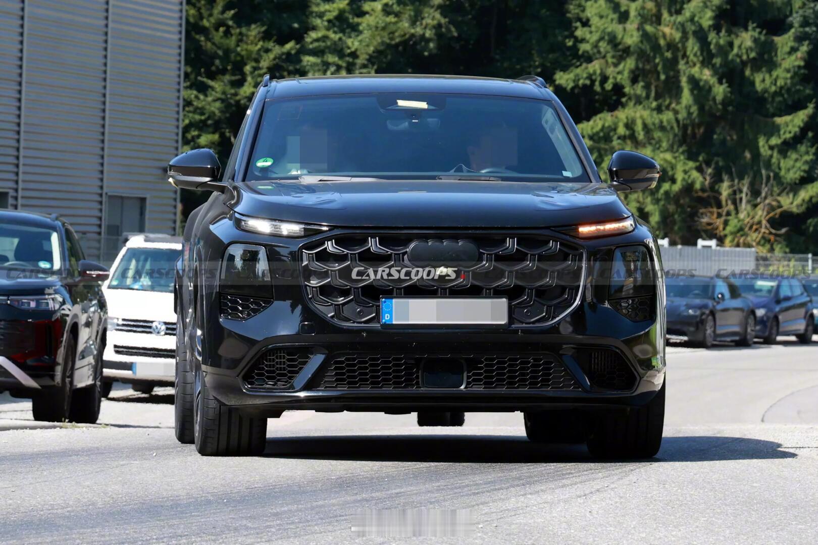 全新一代Q7就这样曝光了有的朋友说后面像X5、侧