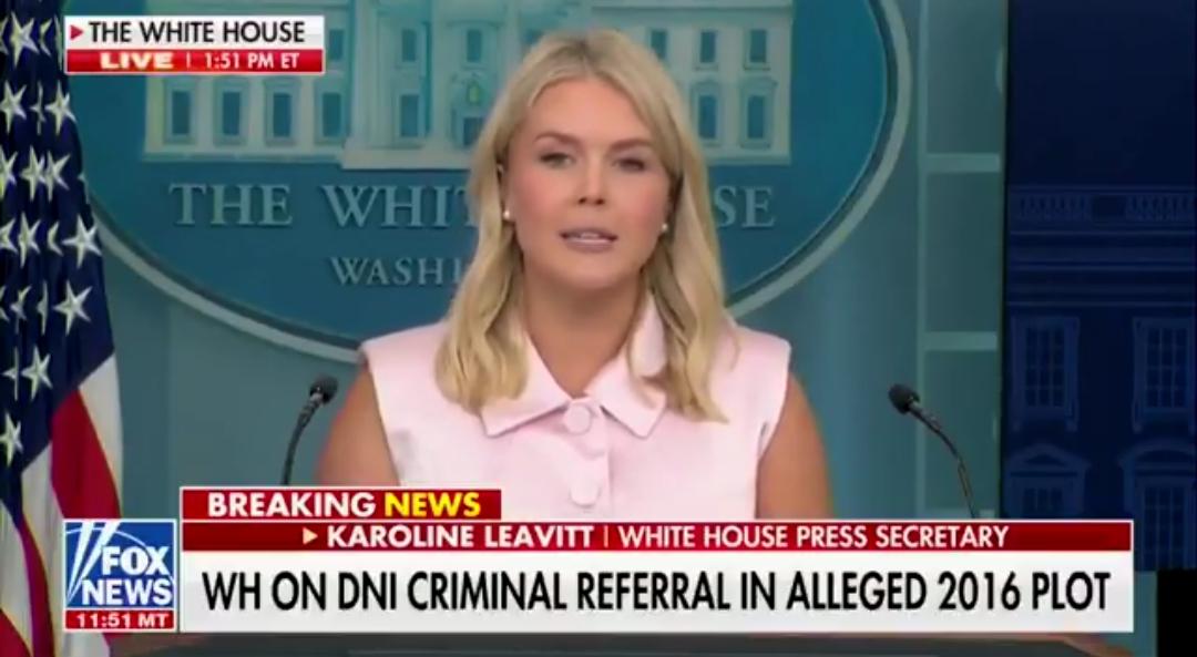 💥卡罗琳·克莱尔·莱维特：“巴拉克·侯赛因·奥巴马在表面上假装进行和平权力交接