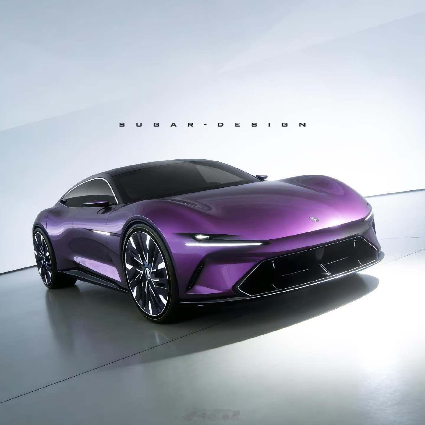 鸿蒙智行最美轿跑造型猜想来了。从假想图上来看，尚界这款轿跑将运动与时尚完美结合，