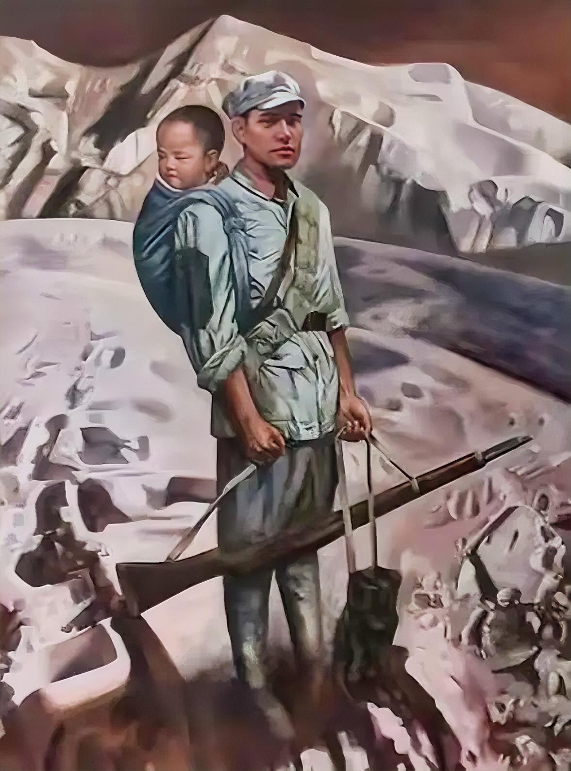 1934年，长征路上一烈士在生命弥留之际，将自己的孩子托付给了卫生连指导员马泽迎