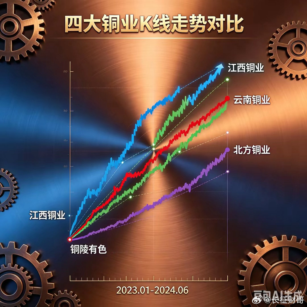 江西铜业、云南铜业、北方铜业、铜陵有色，四大铜龙头实力与股价走势全对比本轮伦铜创