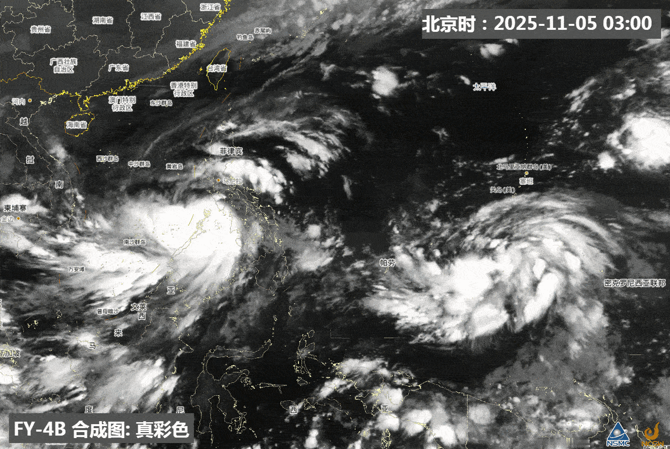 台风台风海鸥未来继续西行为主，略有向北分量，强度还会有所增强，回到强台风级。预