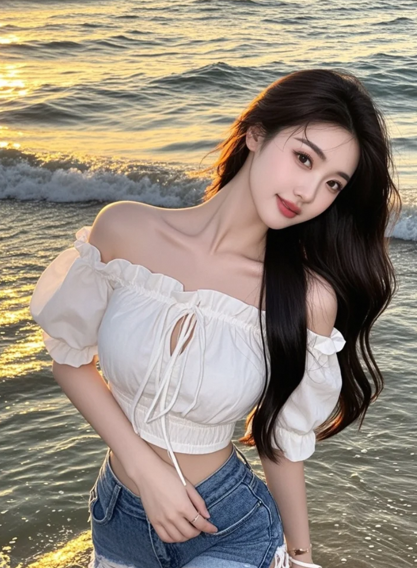 她的气质像清晨的第一缕阳光