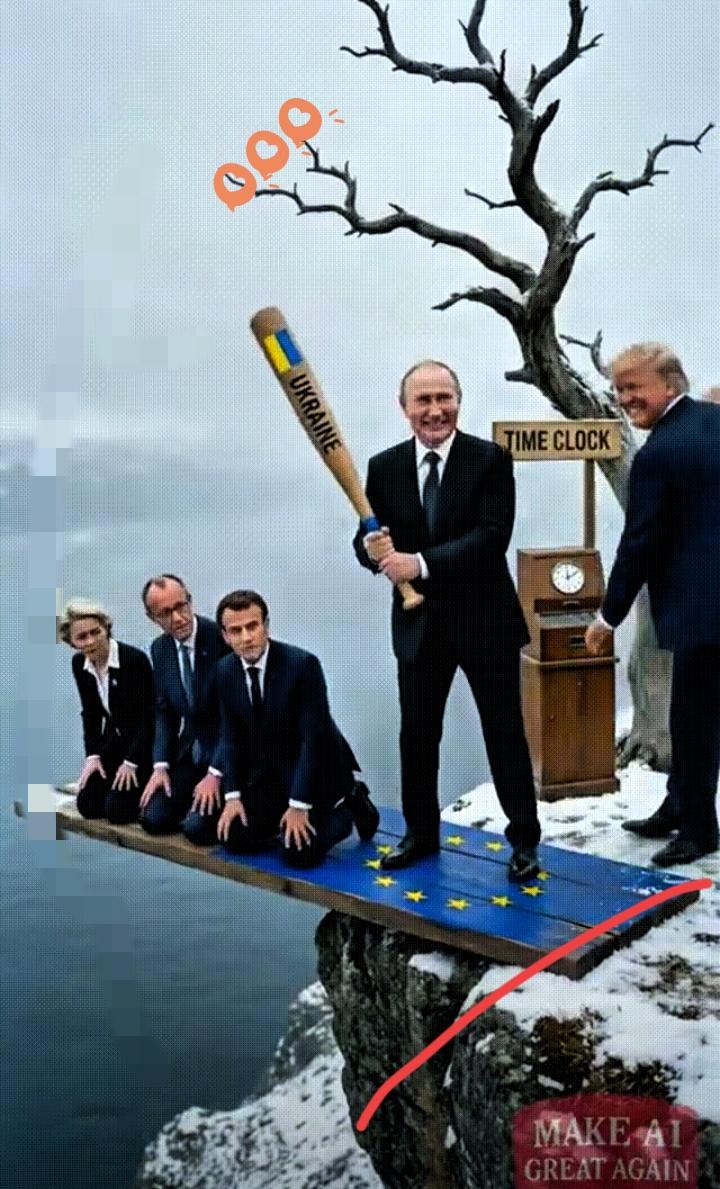 有人说，这虽然很好笑，但却是真的！多年来，俄罗斯想要拆散欧盟，普京对欧盟“铁三角