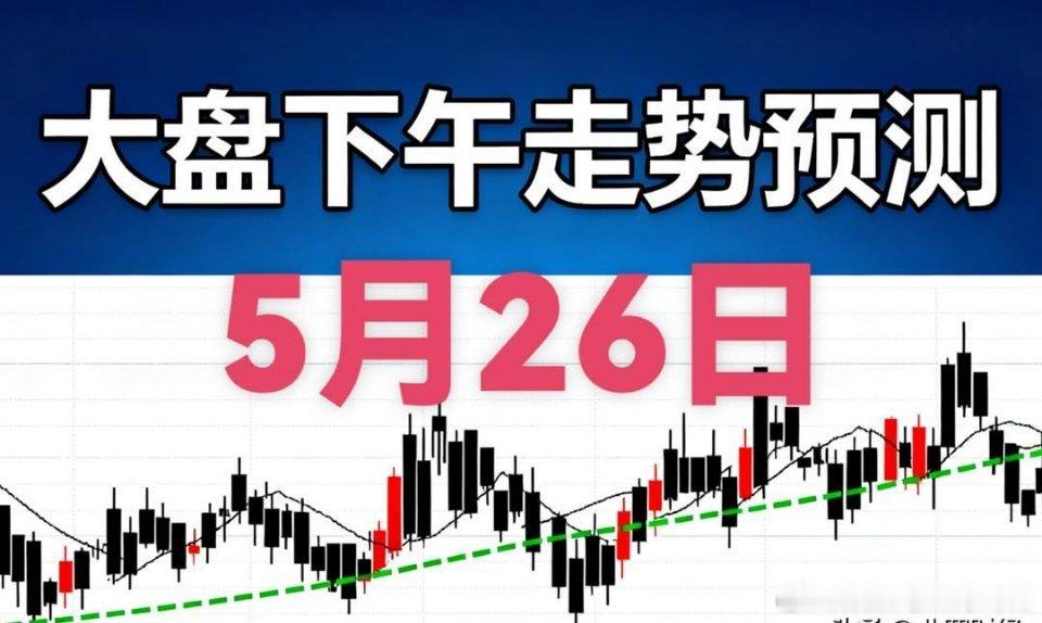 5.26午:上午大盘收在4117点；看迹象，今天下午大盘很可能这样走今天三大指数