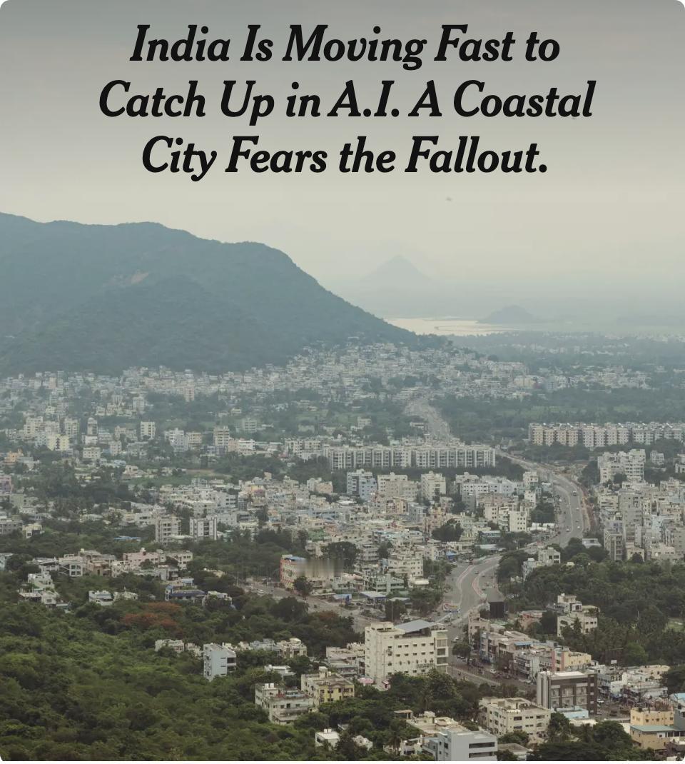 外媒：印度港口城市维萨卡帕特南（Visakhapatnam）正在借助大型人工智能
