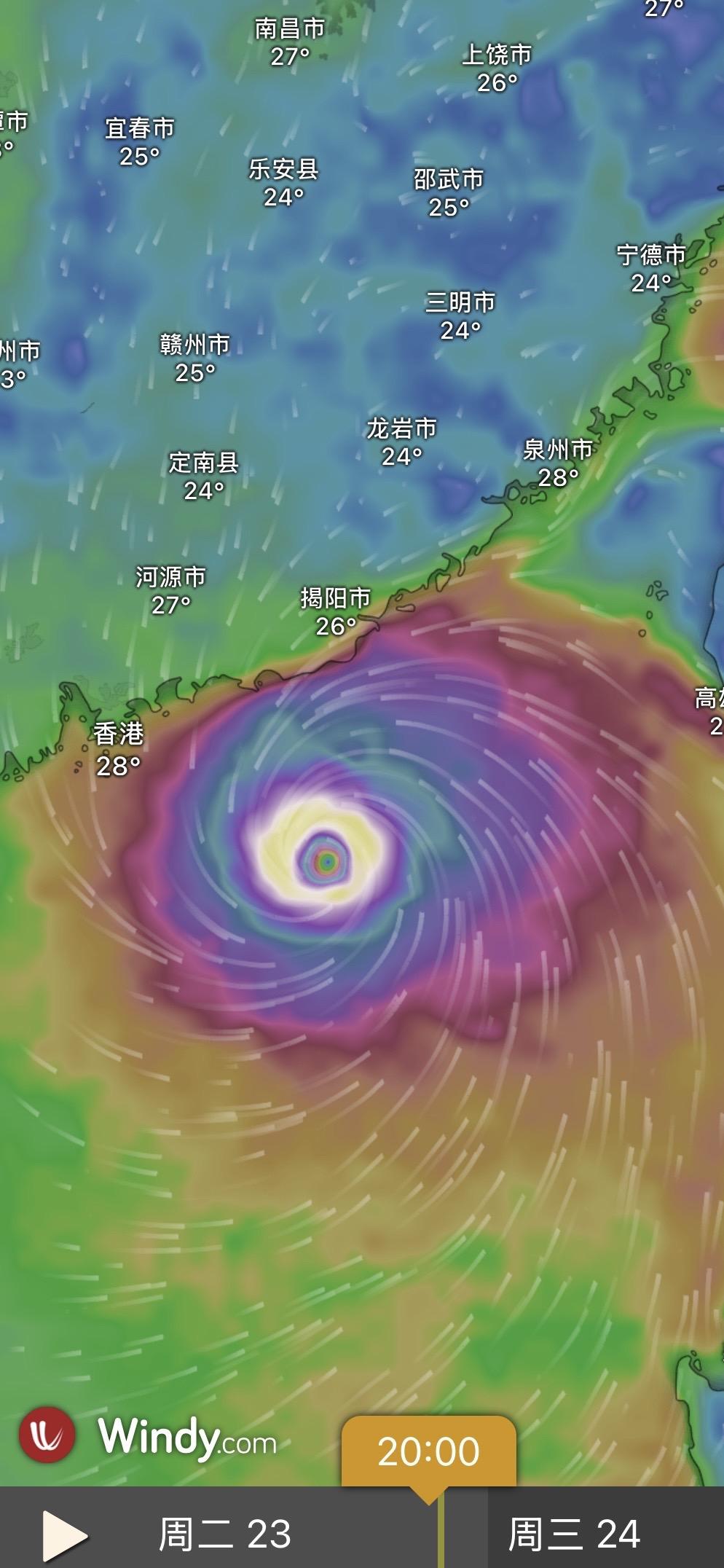 台风，是地球的星云。🌌台风是地球大气的涌动，星云是银河气体的翻卷。一...