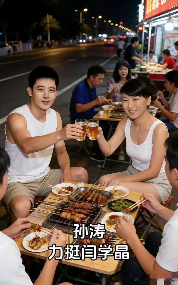 没有对比，就不知道高低，同是闫学晶老搭档的孙涛和冯巩，在这次酸黄瓜爆点时的表现上