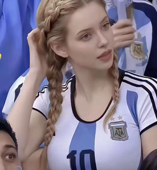 世界杯赛场的这两位女球迷颜值堪称顶尖，是放到任何国家都能获得大众认可的全球级美人