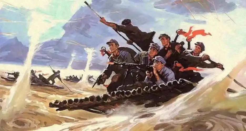 强渡乌江，他带16个人冲在最前面。突破腊子口，他率连队翻绝壁攀悬崖打开天险。这个