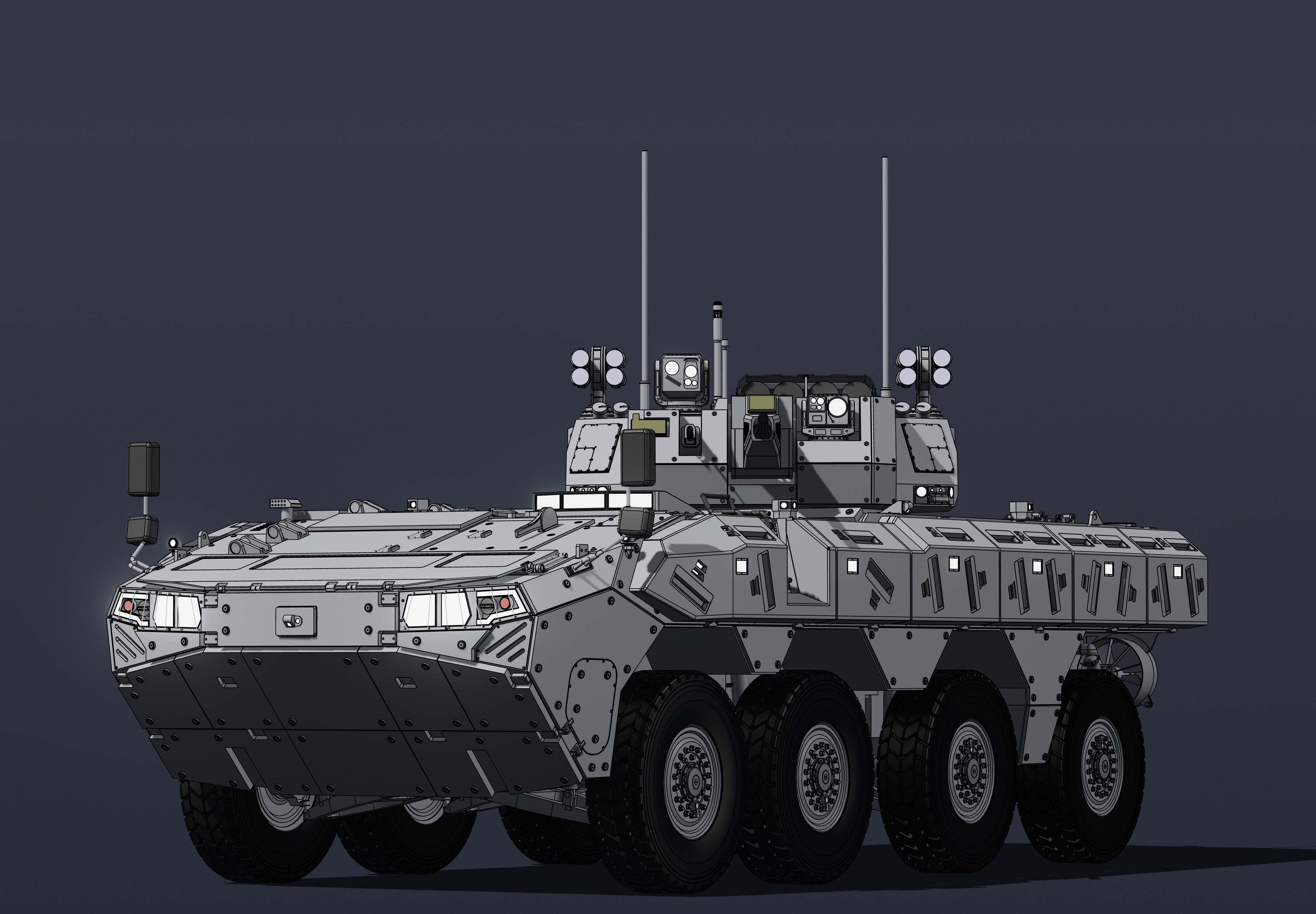 ZBL221_40mm埋头弹型：采用新型伞战/100式支援战车同款40mm埋头弹