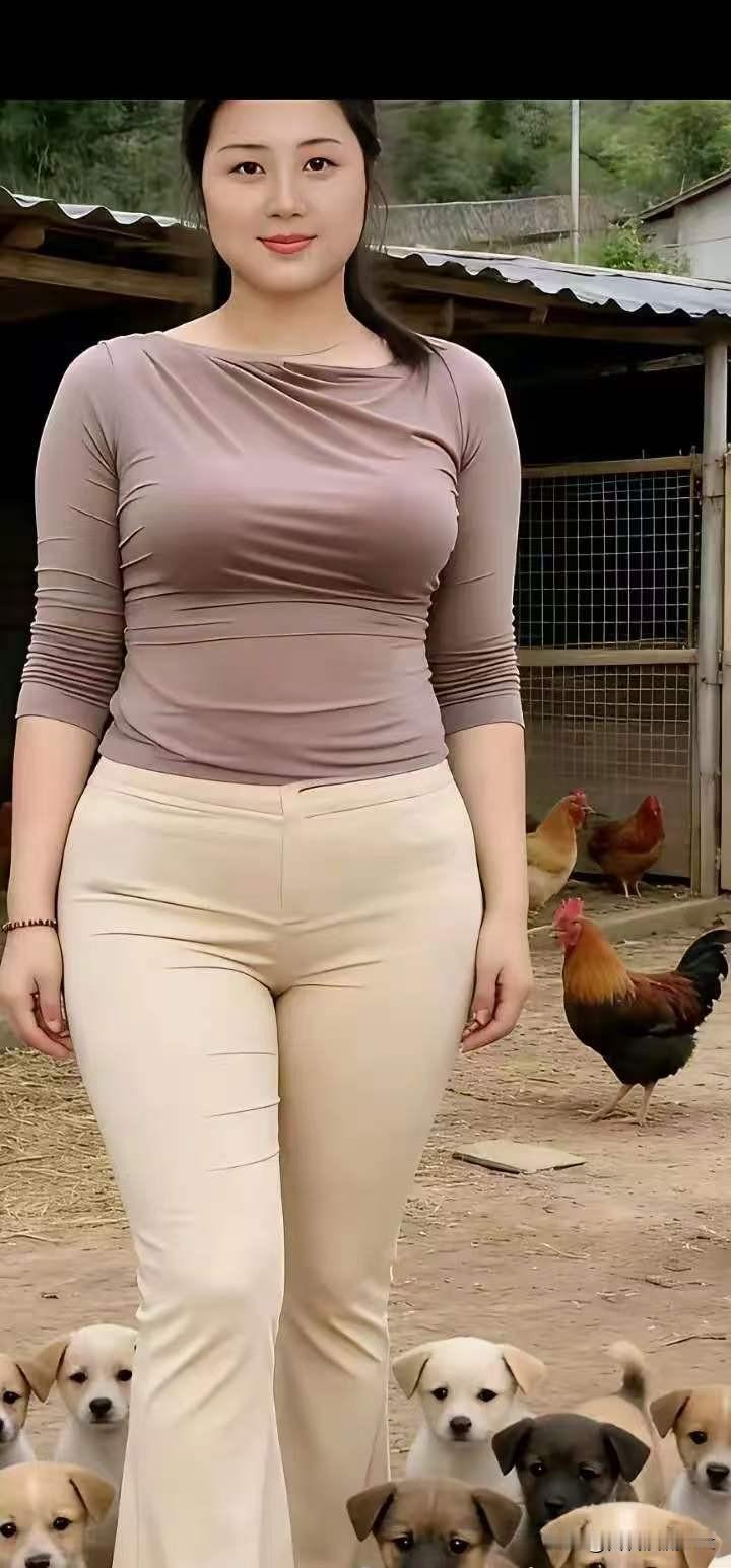 点绛唇·乡居小院晴光，檐前鸡犬相围绕。素衣轻俏，笑靥春风早。不惹尘