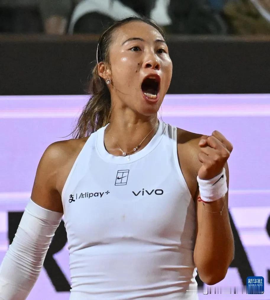 曲终人未散，谢谢郑钦文，你把中国网球打到新高度！2025年罗马WTA100
