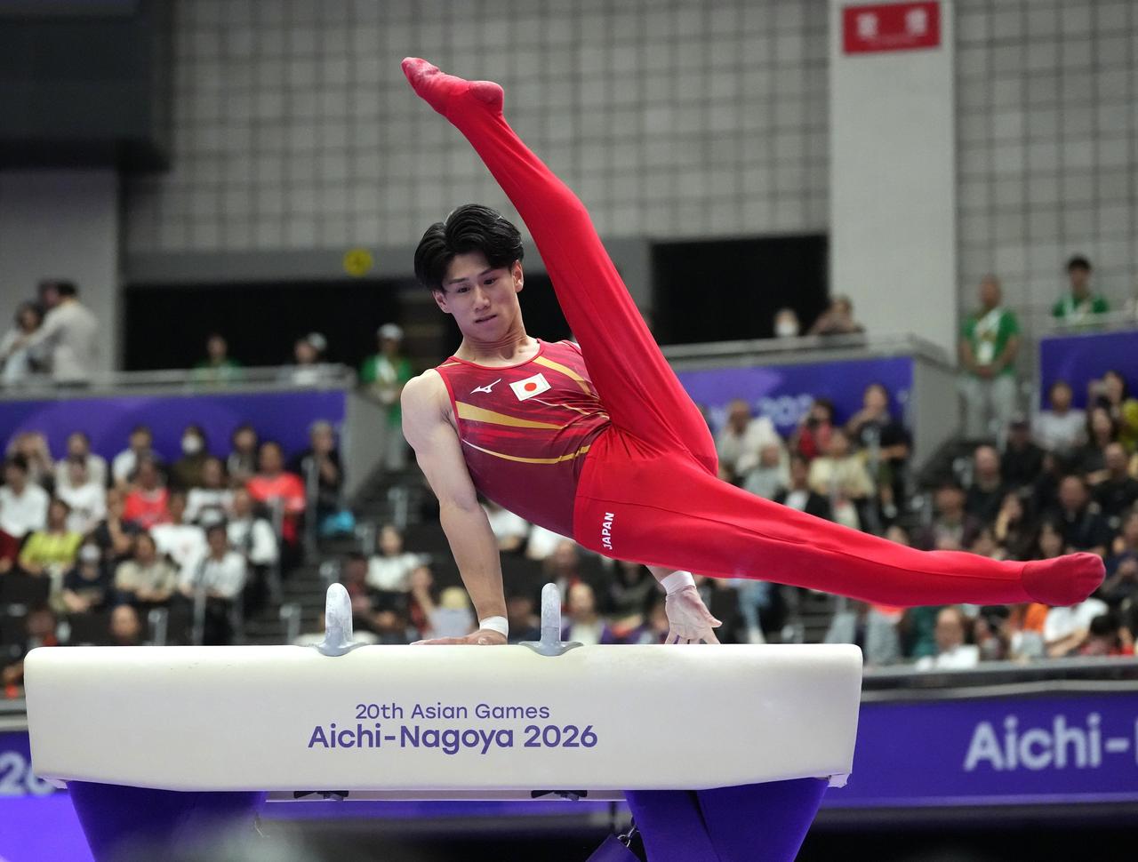 第一天预赛结束后，2026体操世锦赛男子个人全能前五名及成绩：第1名冈慎之助