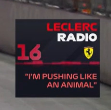 勒克莱尔：我像野兽一样往前冲刺随后超了皮亚斯特里和哈贾尔