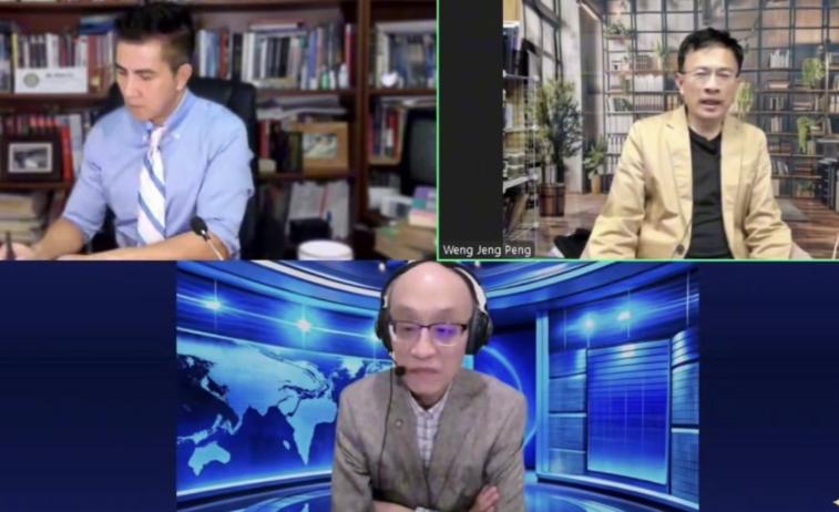 台湾媒体人彭文正：我现在高喊民进党不倒，台湾不会好。不是因为我的护照被他们没收了