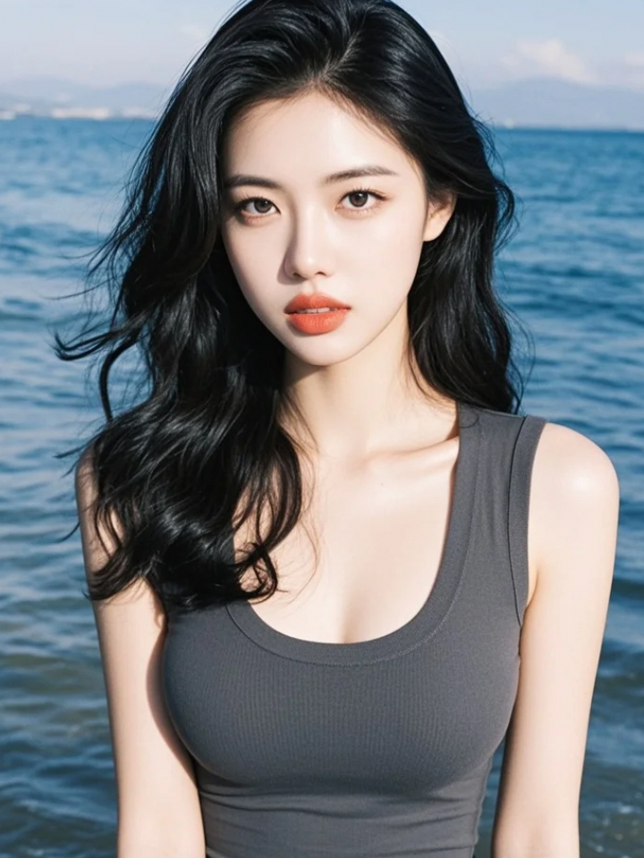 与水花的碰撞，清纯又撩人