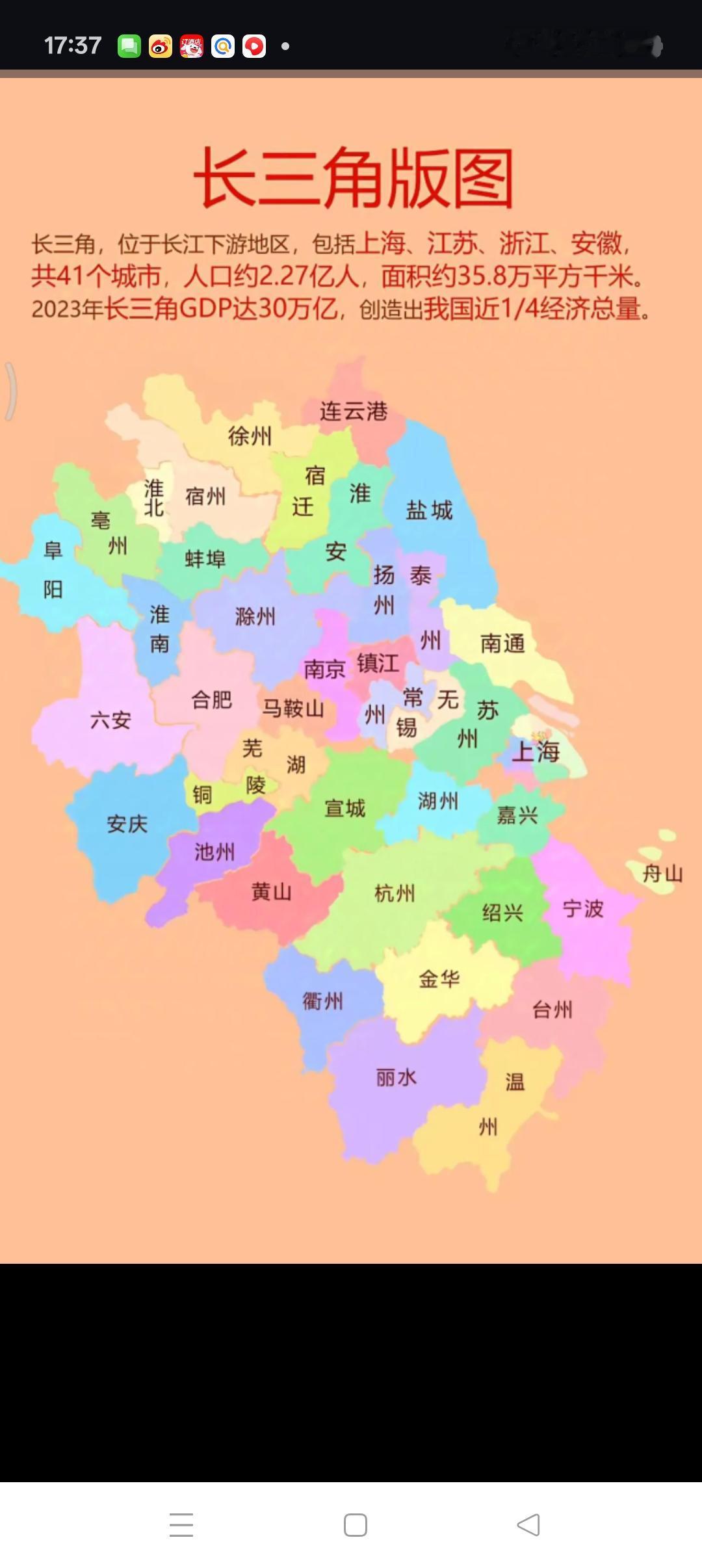 关键的问题在于规划要能变为现实！无论是由江浙沪皖三省一市共41