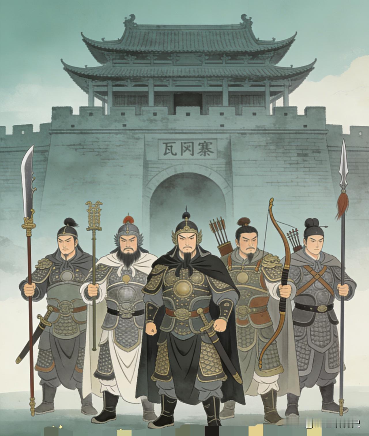 李密的瓦岗寨为什么会失败，我们就用演义小说里的“瓦岗五虎”来分析吧，五个人分成了