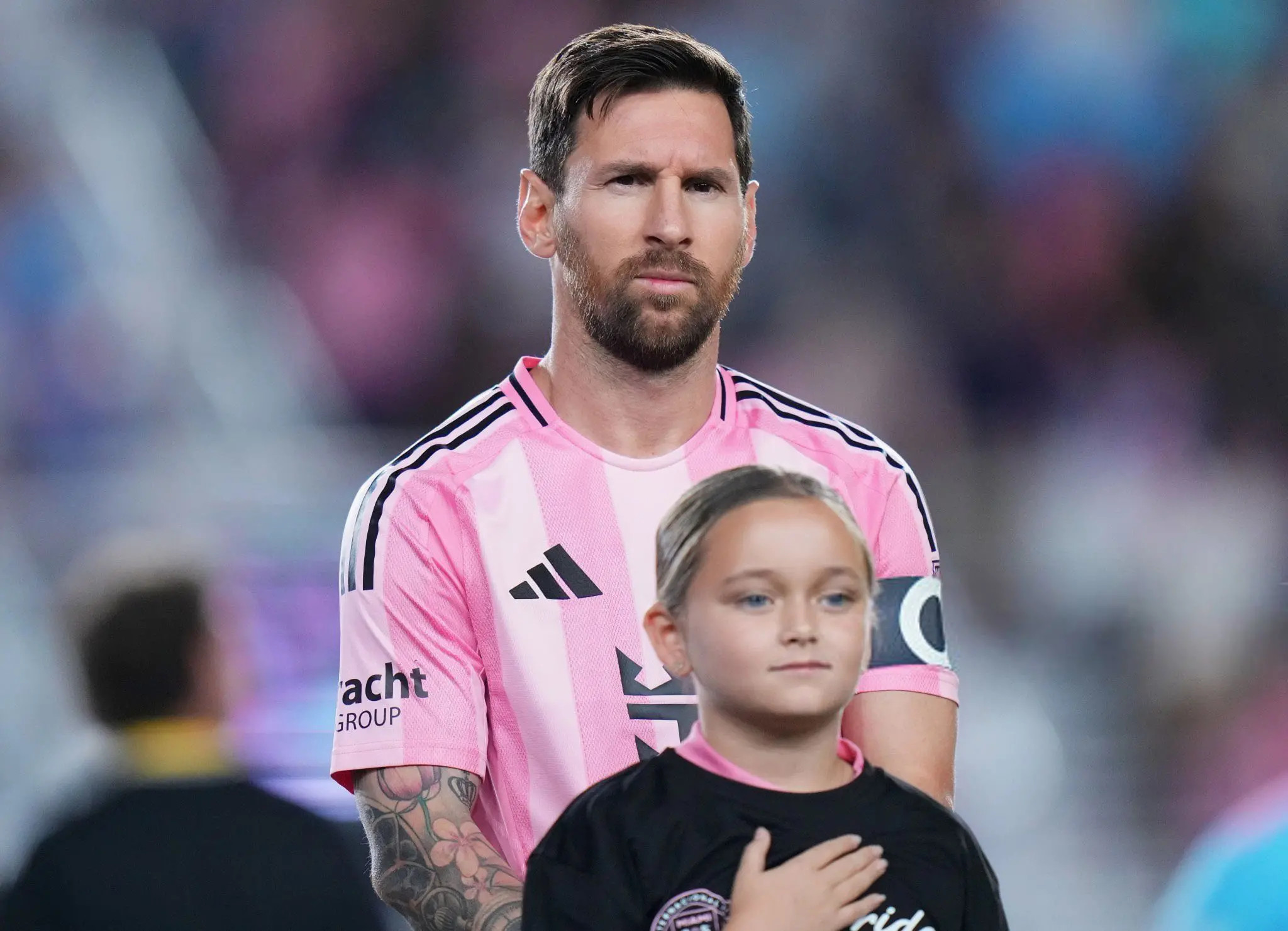 美国大联盟（MLS）球员连续两个赛季进球贡献最高纪录：80球–梅西，2024