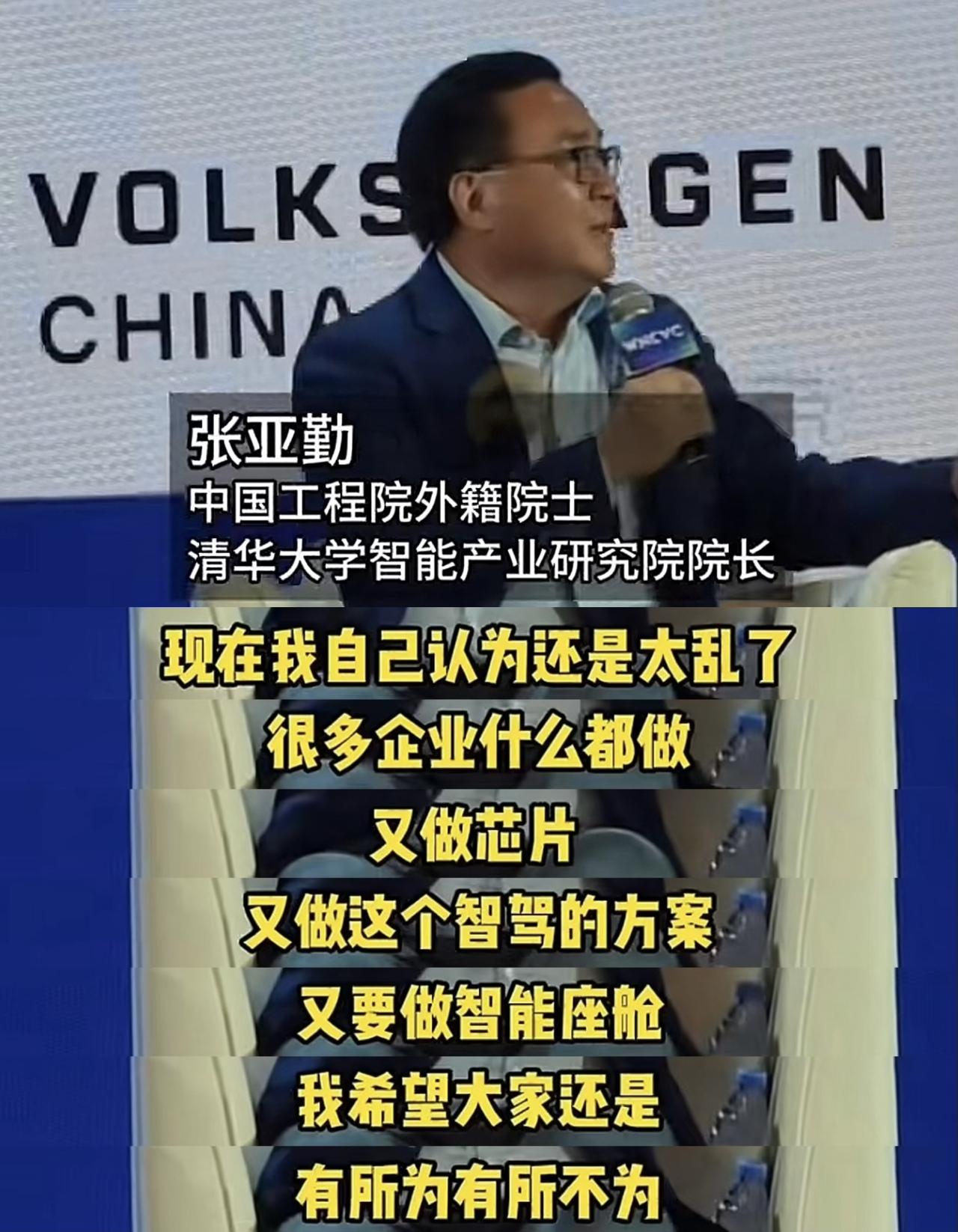 外籍院士张亚勤这段话作为普通人确实难以理解，如果有一个企业，能做到从芯片到智驾方