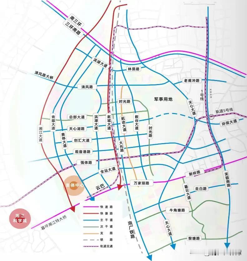 对比含浦，长沙南城的地铁交通并不差！含浦位于二环旁，却一直没有地铁！而长沙南城