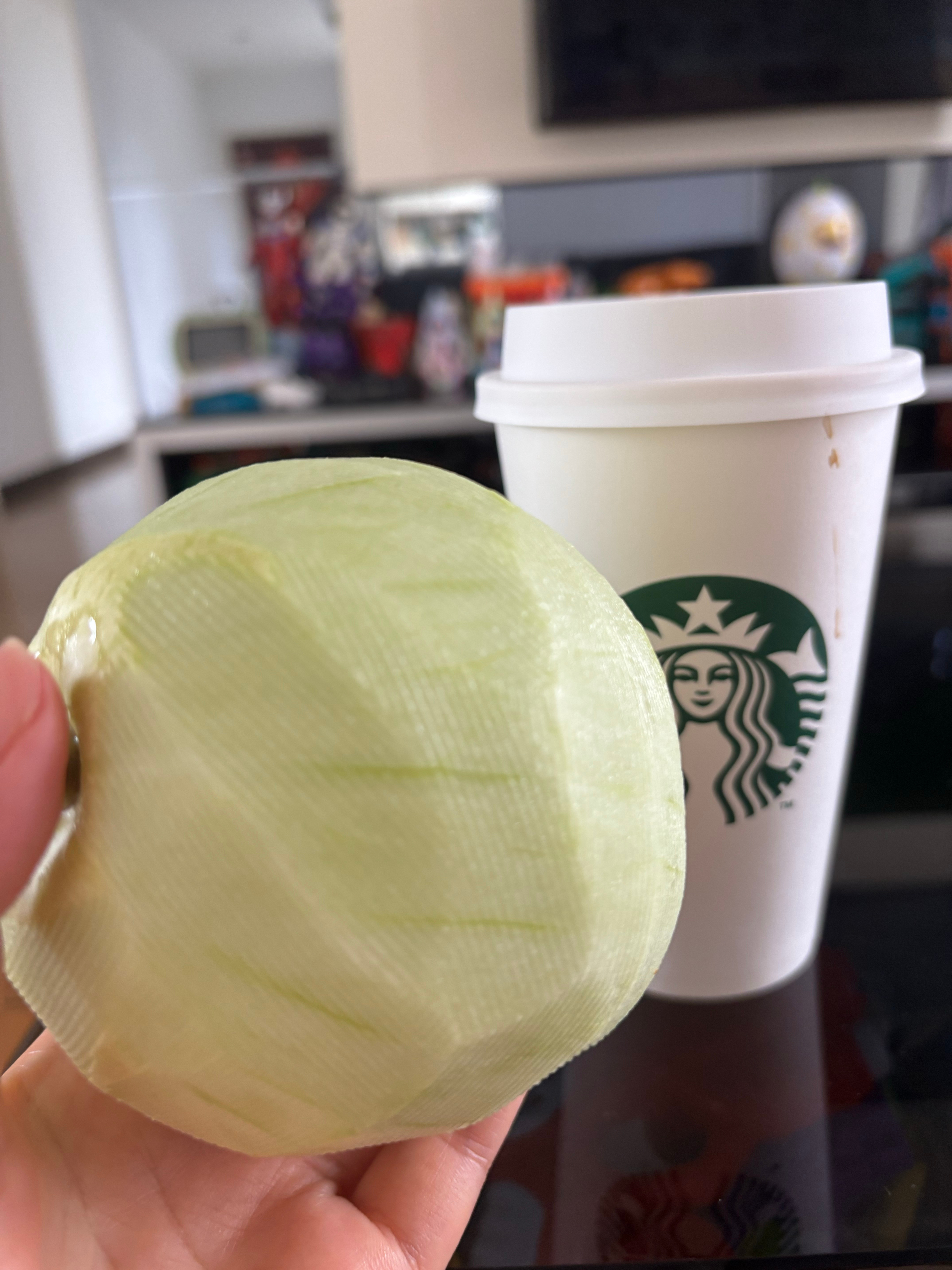 早餐吃的晚中餐就这样吧☕️🍈