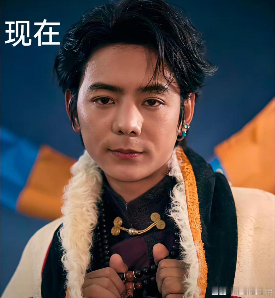 仔细一看，眼神甚至眼睛都不像，嘴唇也不像，这还是丁真吗？