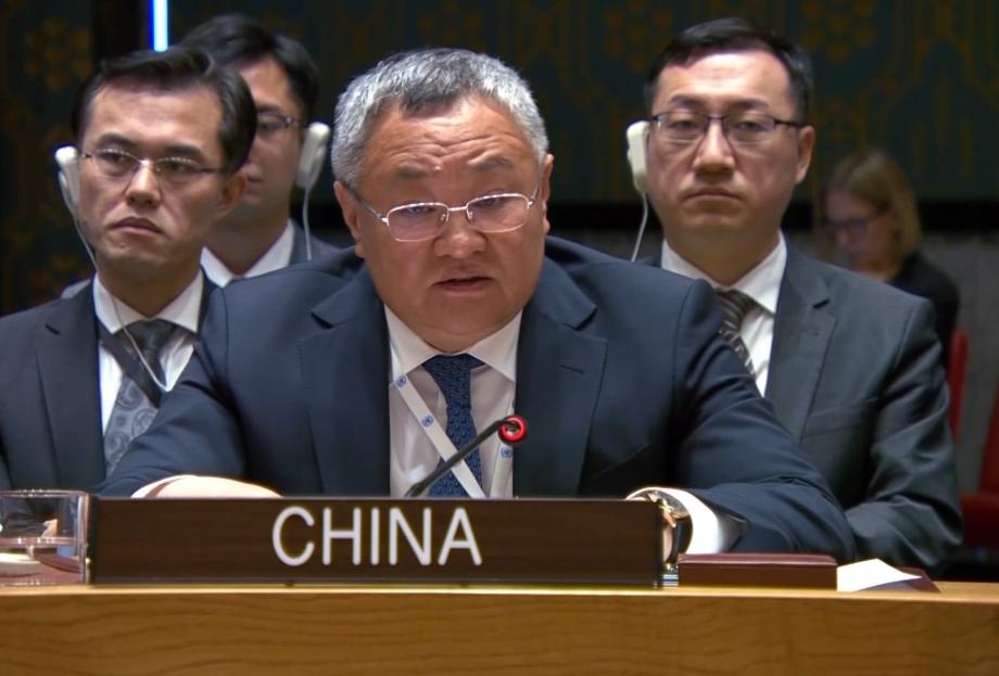 中国在联合国提出一个要求。把俾路支解放武装列入制裁名单，与此同时，中方提醒，