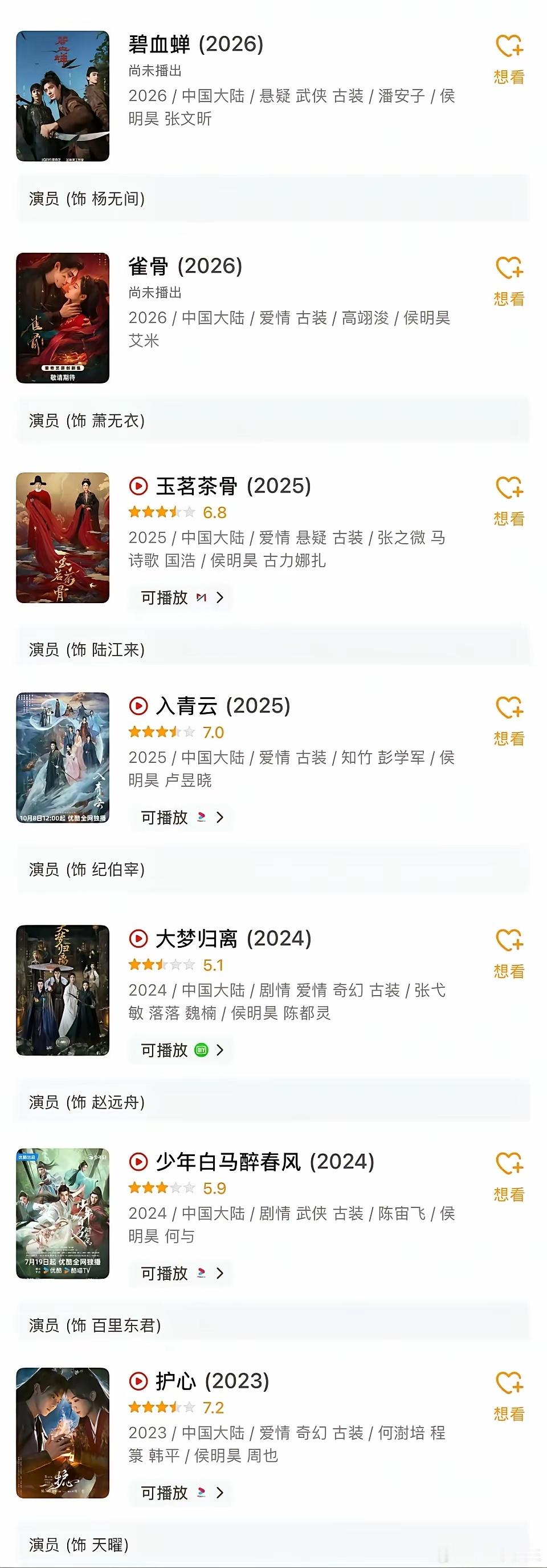 侯明昊接二番戏，评论区吵翻了？我却看到了不一样的他刷到侯明昊要和虞书欣合作《神仙