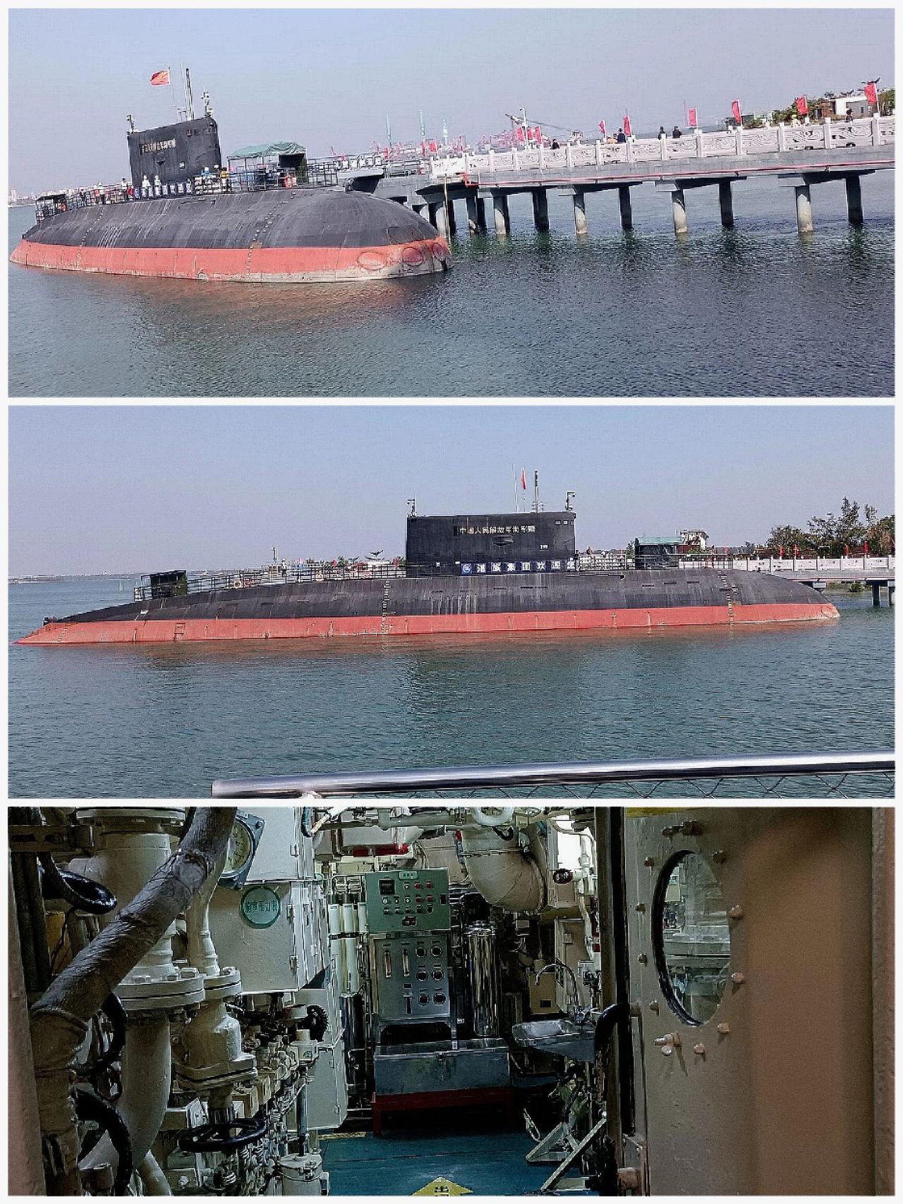 开潜艇(图5)，上军舰，踌躇满志，在湛江军博园海上装备区，湛江舰上再体验一把军人
