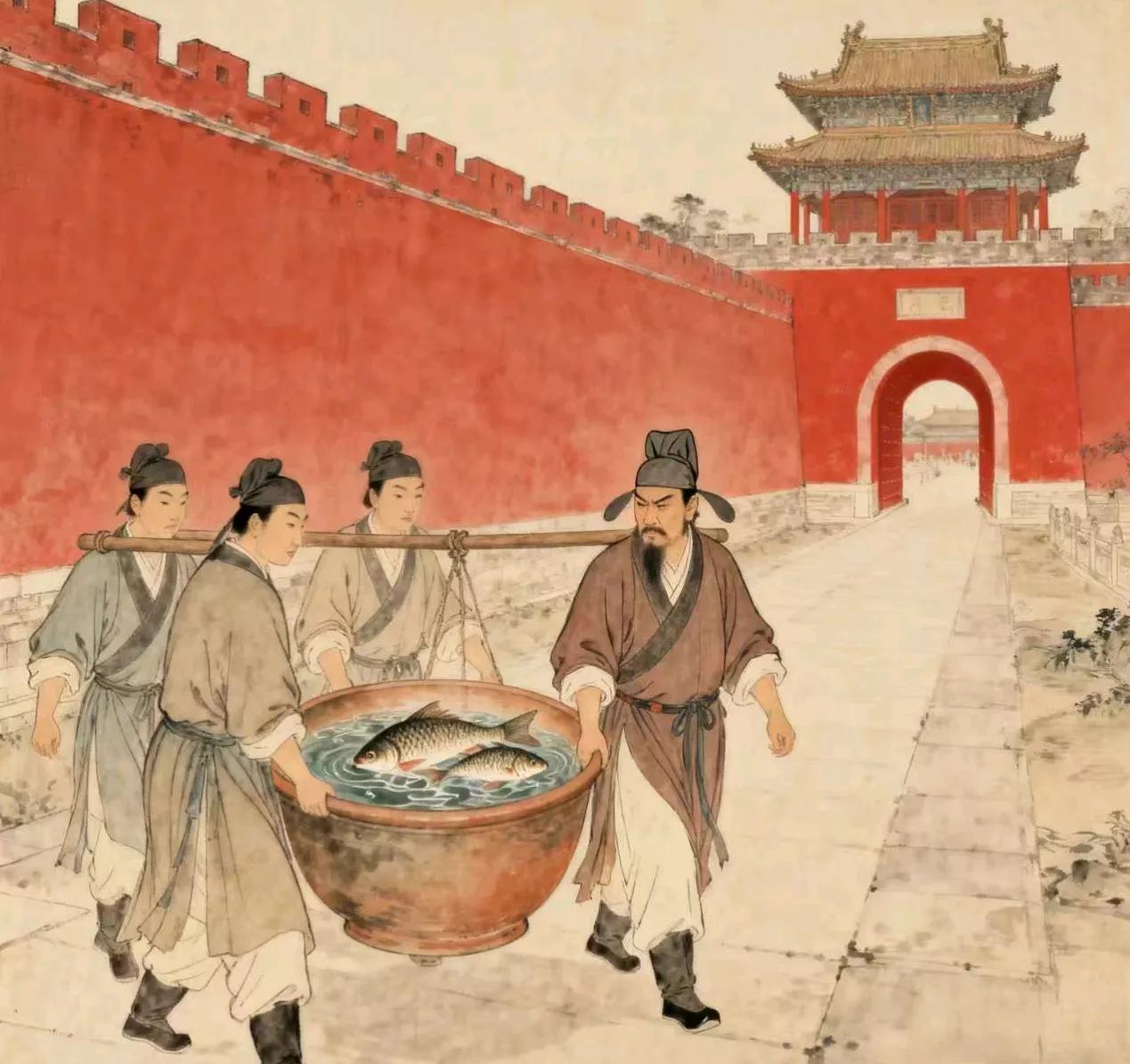 宋朝时期，秦桧妻子从宫中回来，不屑地跟秦桧说：“今天吴皇后请我吃鲻鱼，还当成宝贝